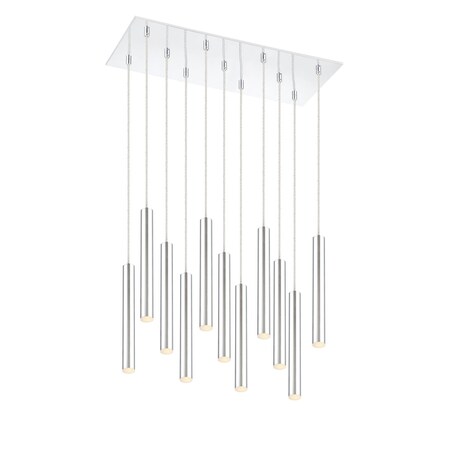 Z-Lite Forest 11 Light Island/Billiard, Chrome & Chrome 917MP12-CH-LED-11LCH
